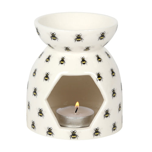 Bee Print Wax Burner - Ella and I