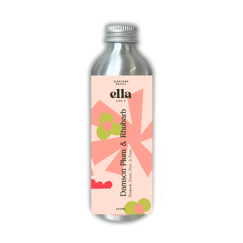 Damson Plum & Rhubarb Diffuser Refill - Ella and I
