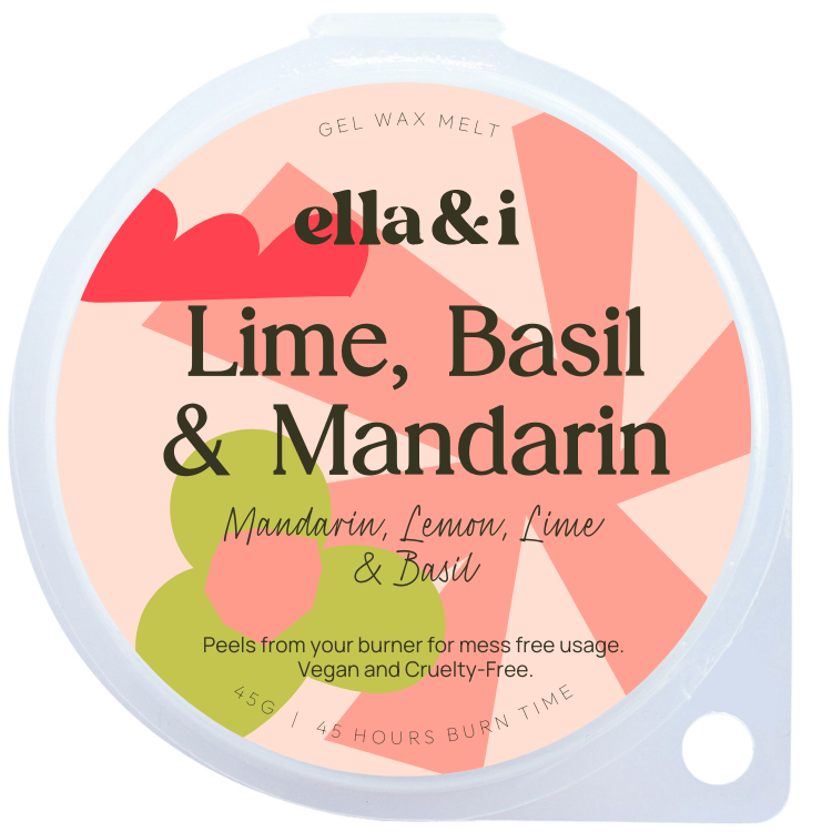 Lime, Basil & Mandarin Gel Melt - Ella and I