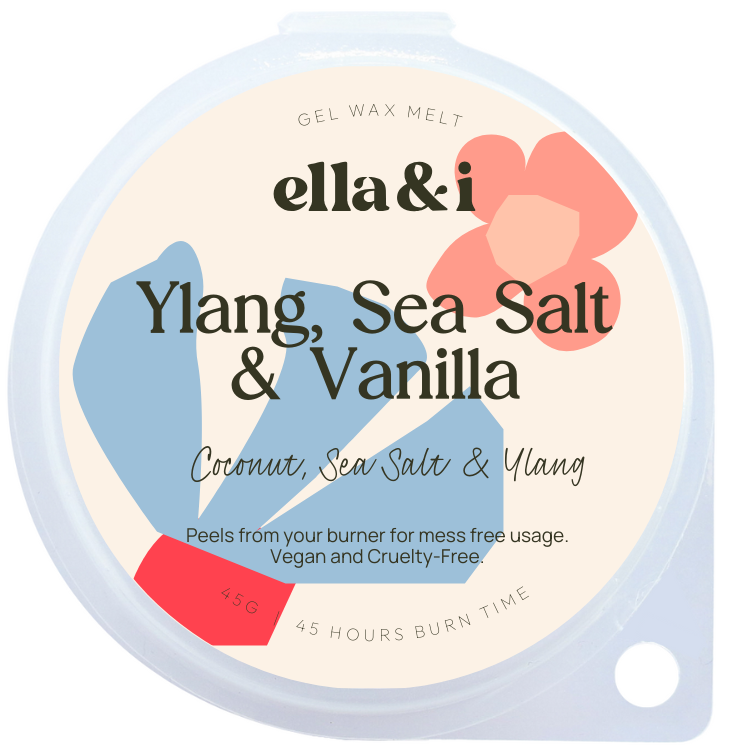 Ylang, Sea Salt & Vanilla Gel Melt - Ella and I