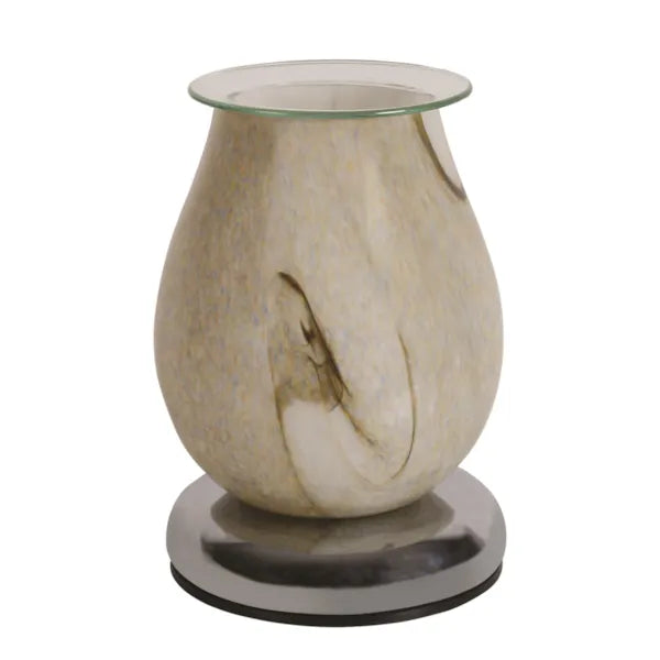 Electric Wax Melter Touch - Natural Swirl Oval - Ella and I