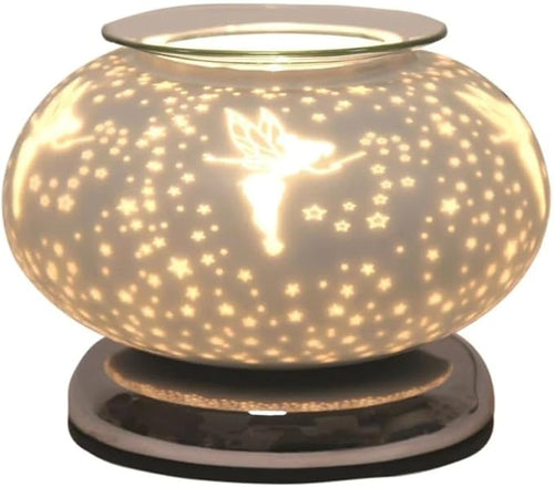 Electric Wax Melt Burner Touch - White Satin Fairy Ellipse