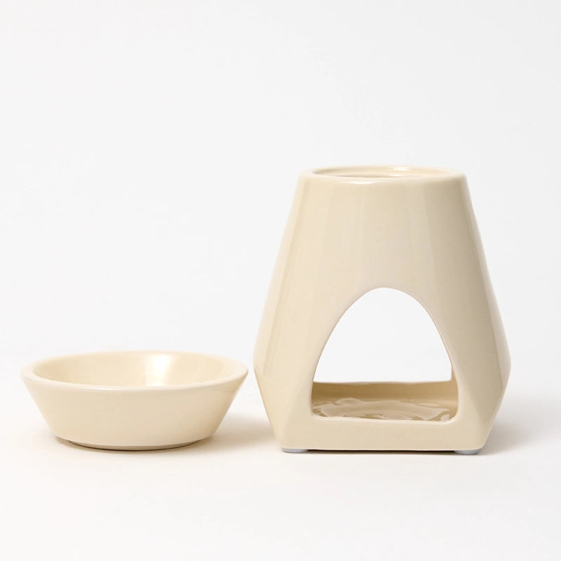 Beige Ceramic 2 Piece Burner - Ella and I