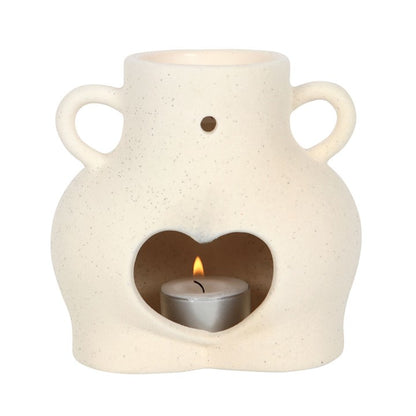 Cream Speckle Bum Wax Burner - Ella and I