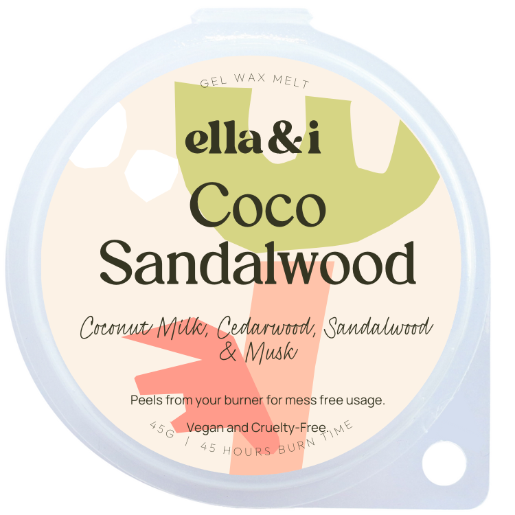 Coco Sandalwood Gel Melt - Ella and I