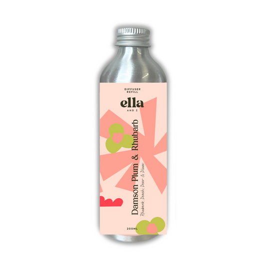 Damson Plum & Rhubarb Diffuser Refill - Ella and I