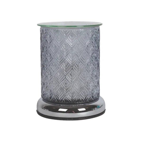 Electric Wax Melt Burner Touch - Grey Glass Leaf - Ella and I