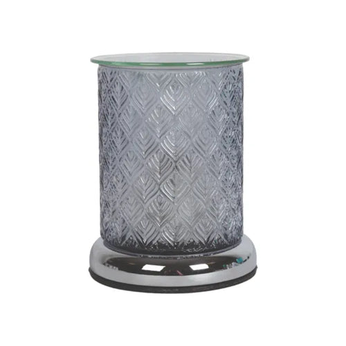 Electric Wax Melt Burner Touch - Grey Glass Leaf - Ella and I