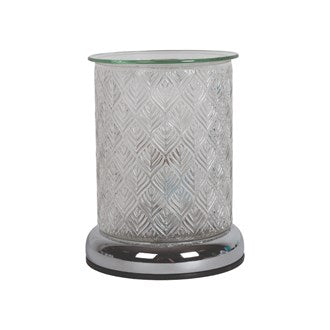 Electric Wax Melt Burner Touch - Clear Glass Leaf - Ella and I